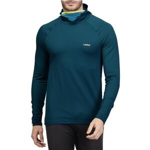 Wedze Decathlon Freshwarm Neck‎ Mens Ski Base Layer Top Blue XL Outdoor Travel